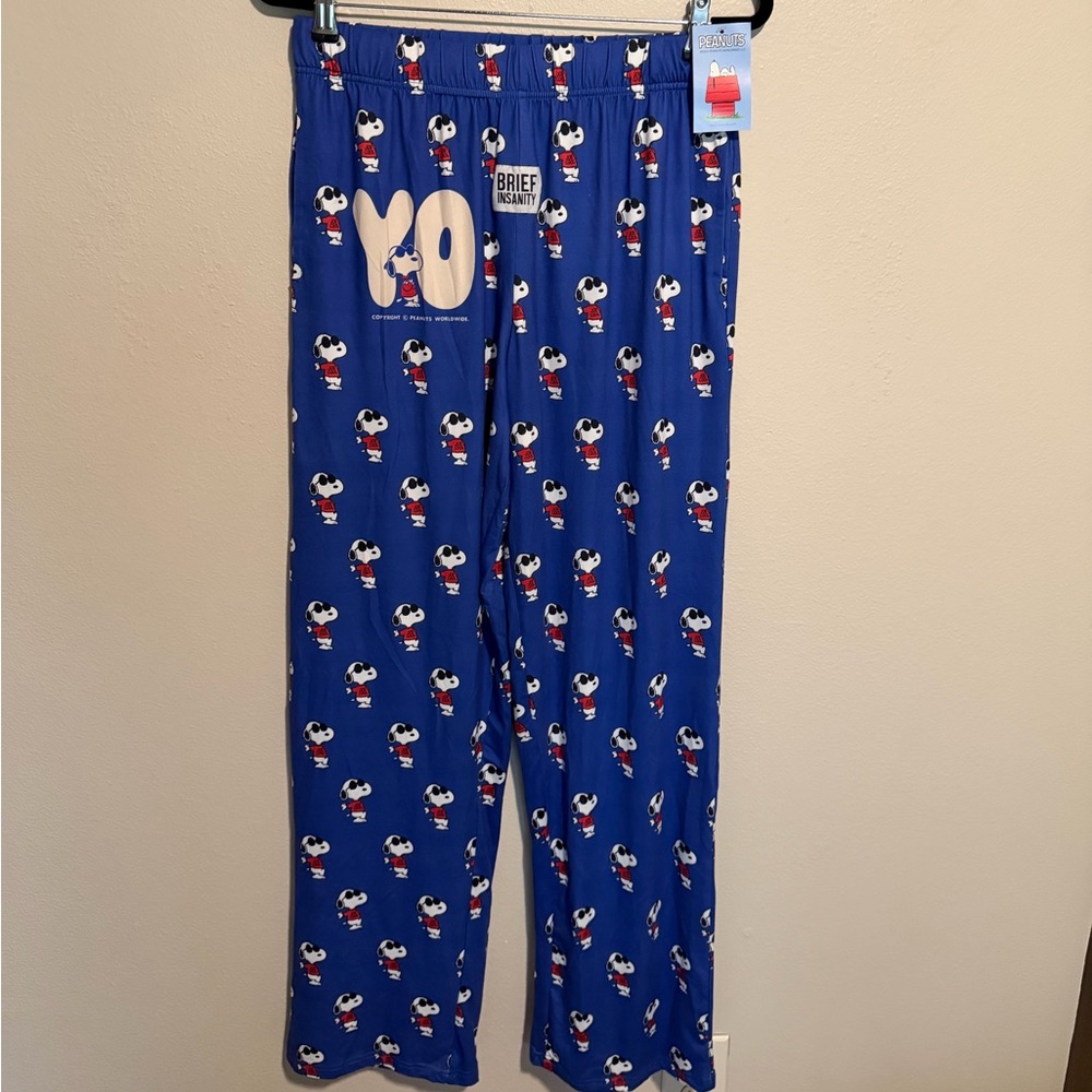 Peanuts Blue Snoopy Pajama Pants